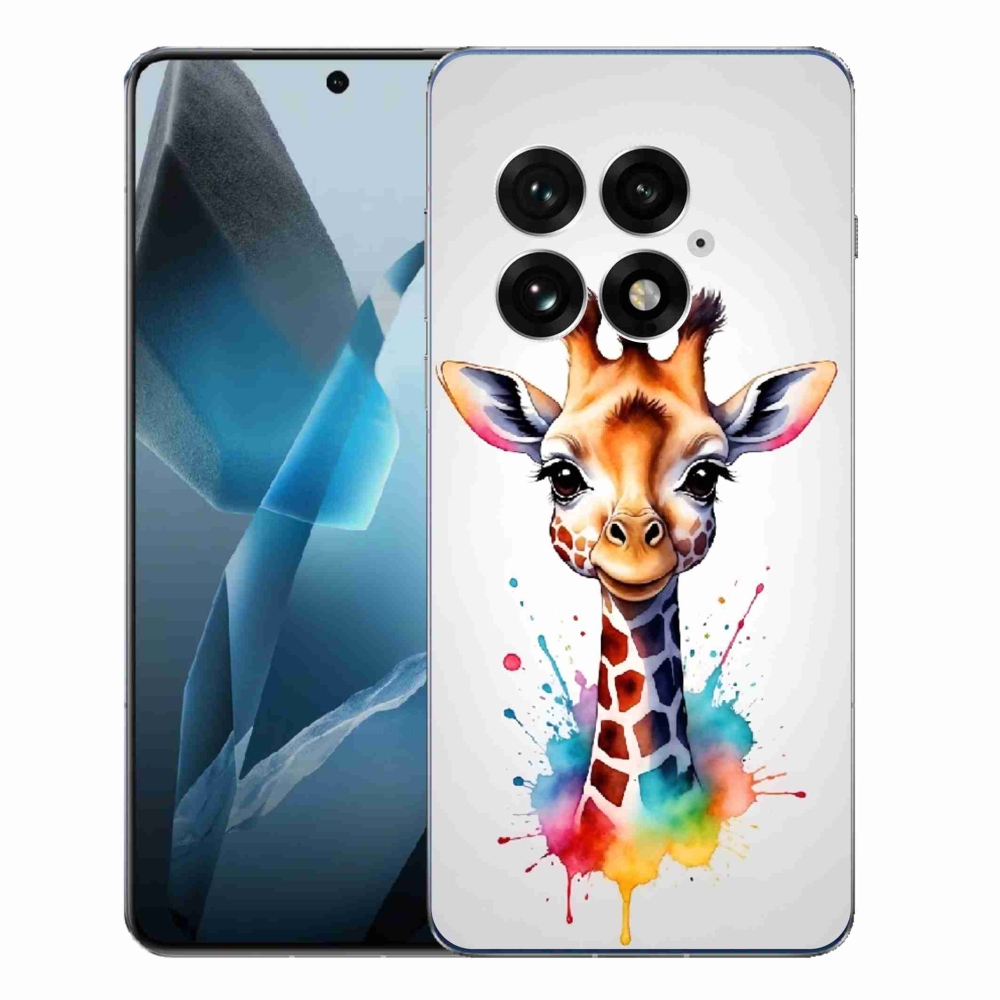 Gélový kryt mmCase na One Plus 13 - žirafa 1