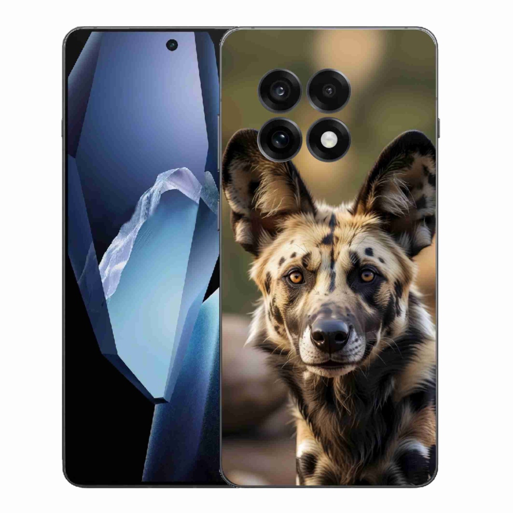 Gélový kryt mmCase na One Plus 13R - africký divoký pes