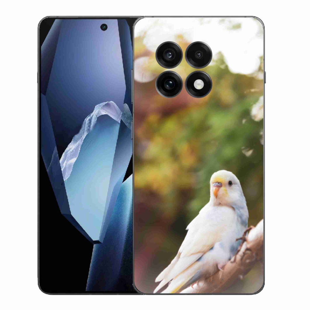 Gélový kryt mmCase na One Plus 13R - andulka biela