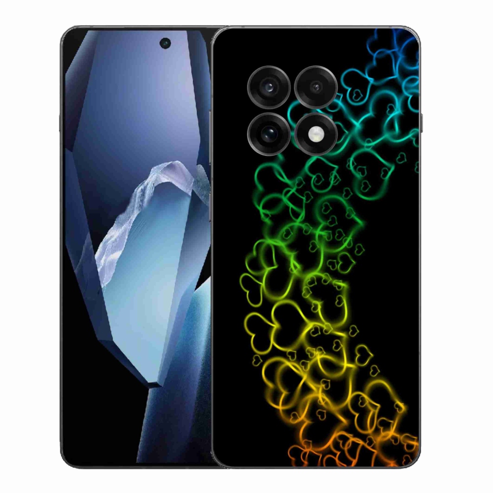 Gélový kryt mmCase na One Plus 13R - farebné srdiečka