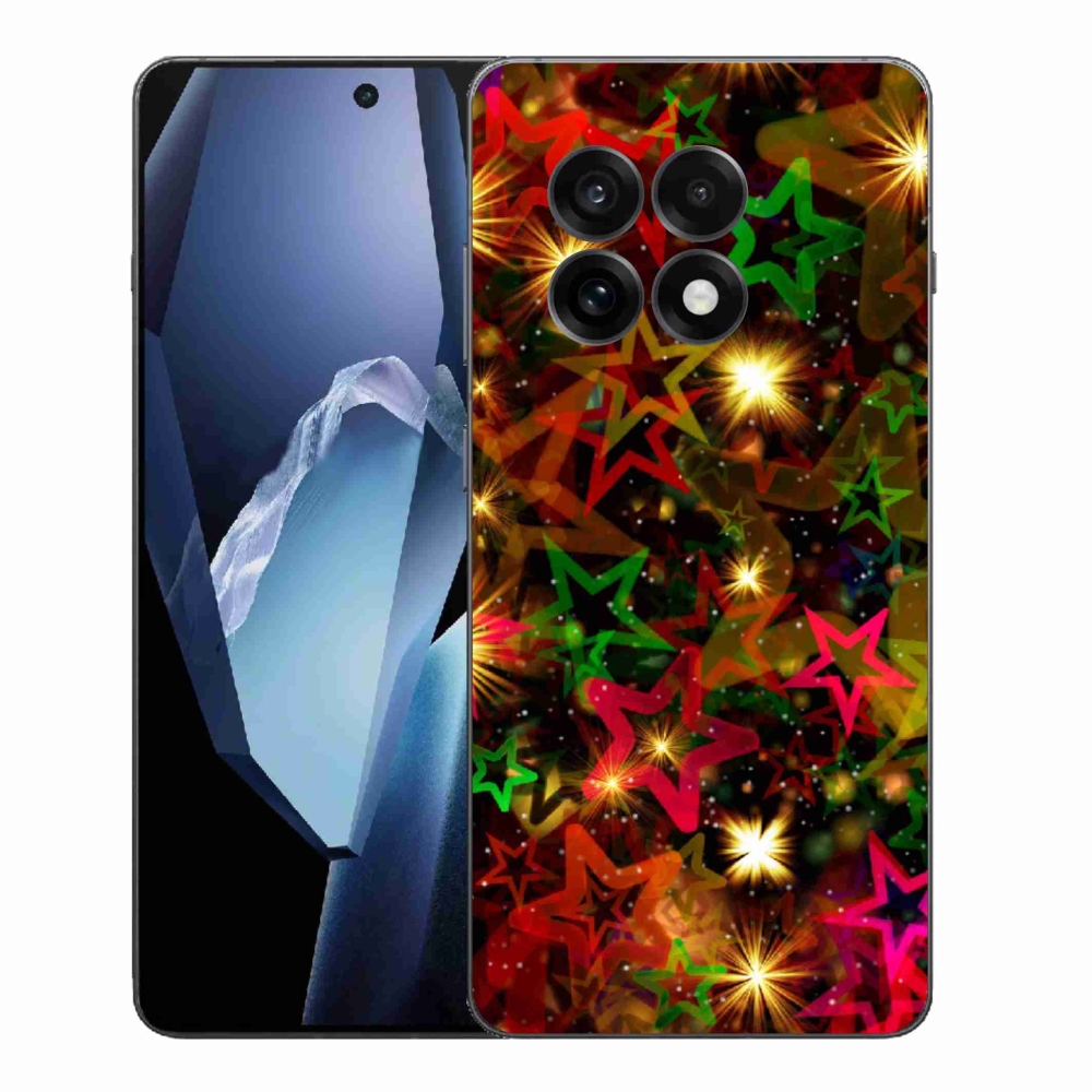 Gélový kryt mmCase na One Plus 13R - farebné hviezdičky
