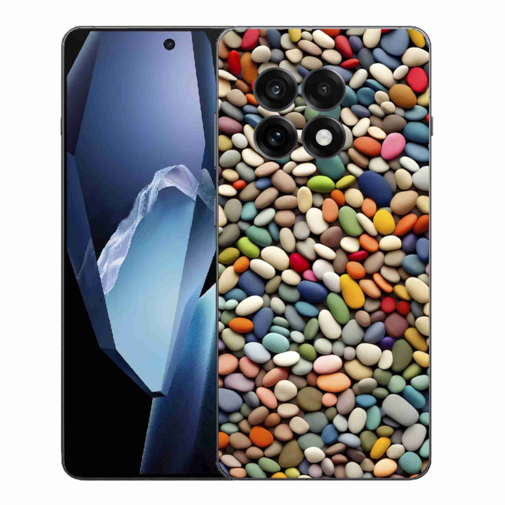 Gélový kryt mmCase na One Plus 13R - farebné kamienky 2
