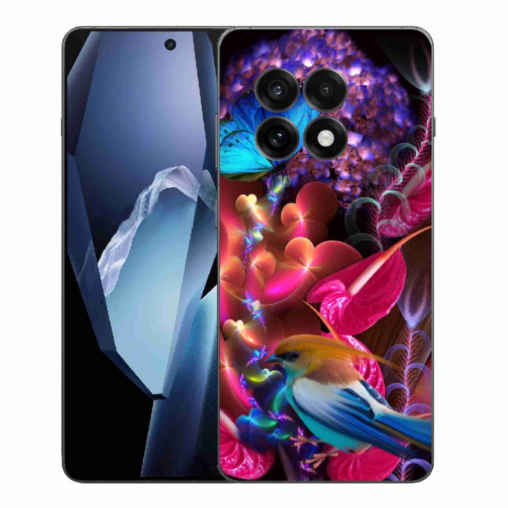 Gélový kryt mmCase na One Plus 13R - farebné kvety