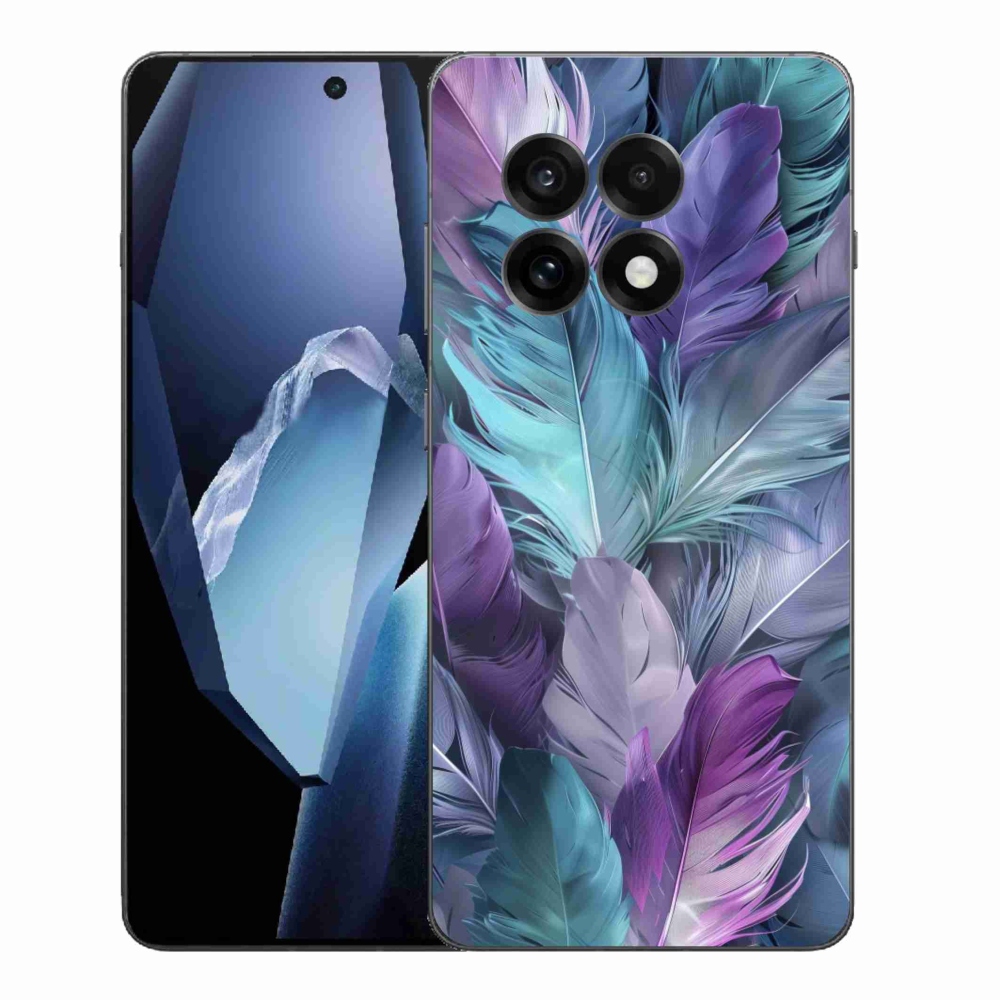 Gélový kryt mmCase na One Plus 13R - farebné perie 2