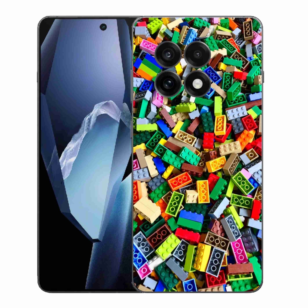 Gélový kryt mmCase na One Plus 13R - farebné stavebné kocky