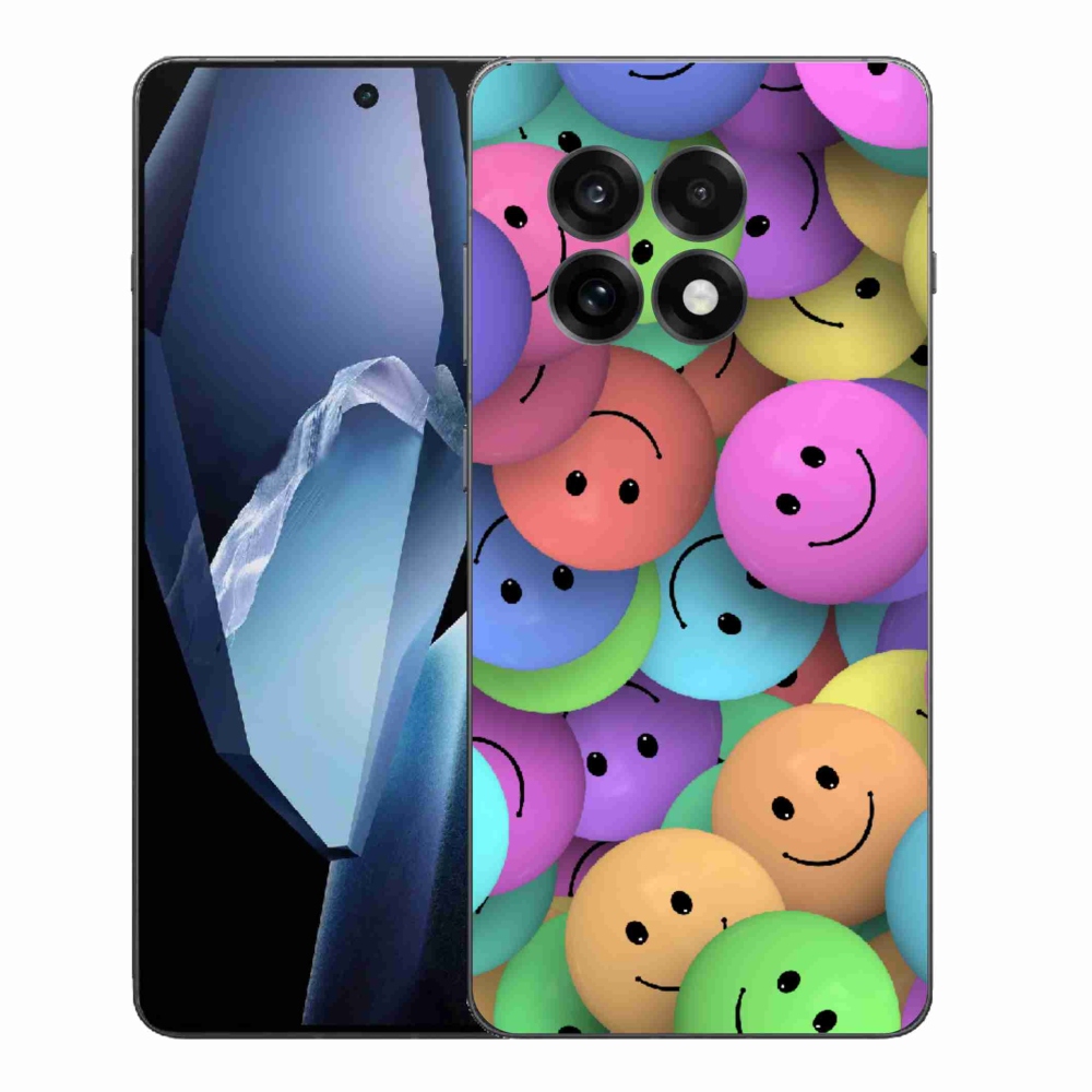 Gélový kryt mmCase na One Plus 13R - farební smajlíci