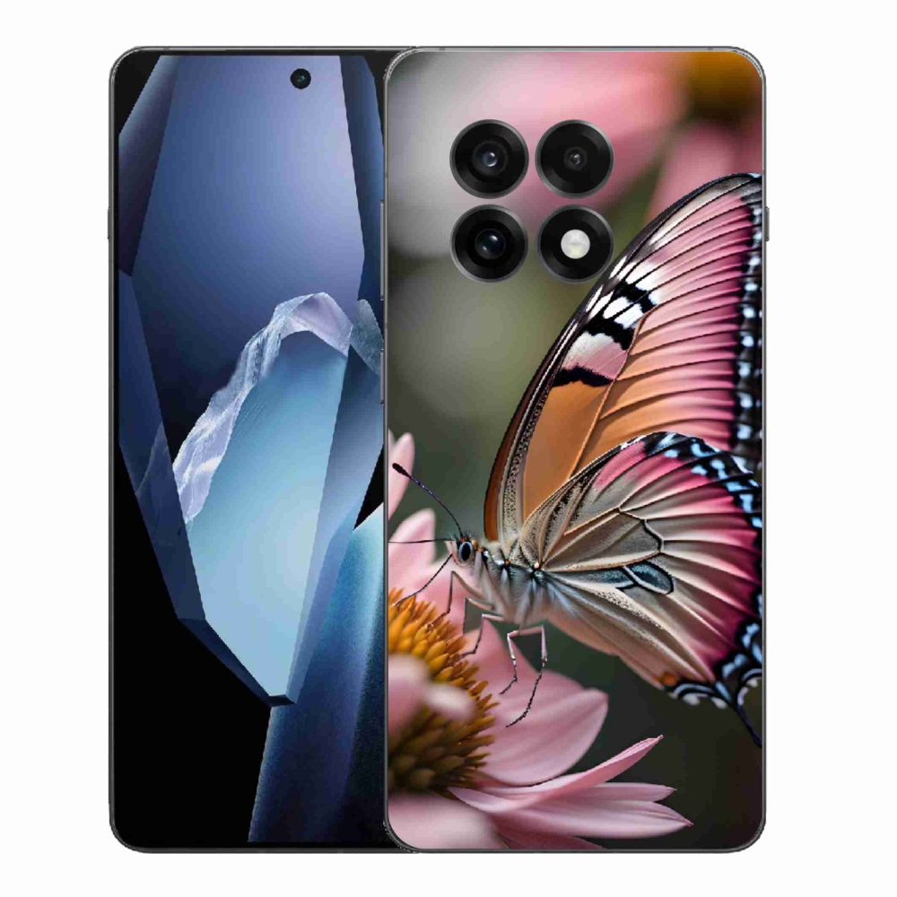 Gélový kryt mmCase na One Plus 13R - farebný motýľ
