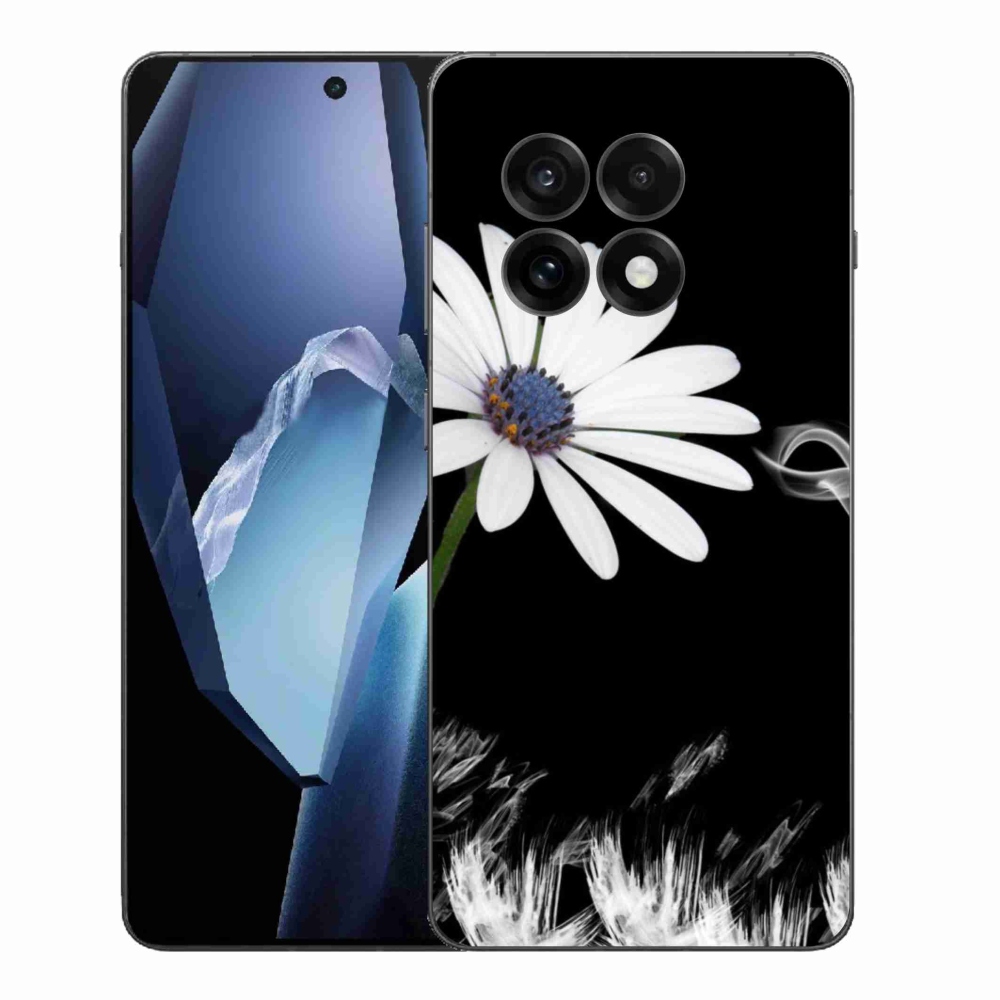 Gélový kryt mmCase na One Plus 13R - biela kvetina