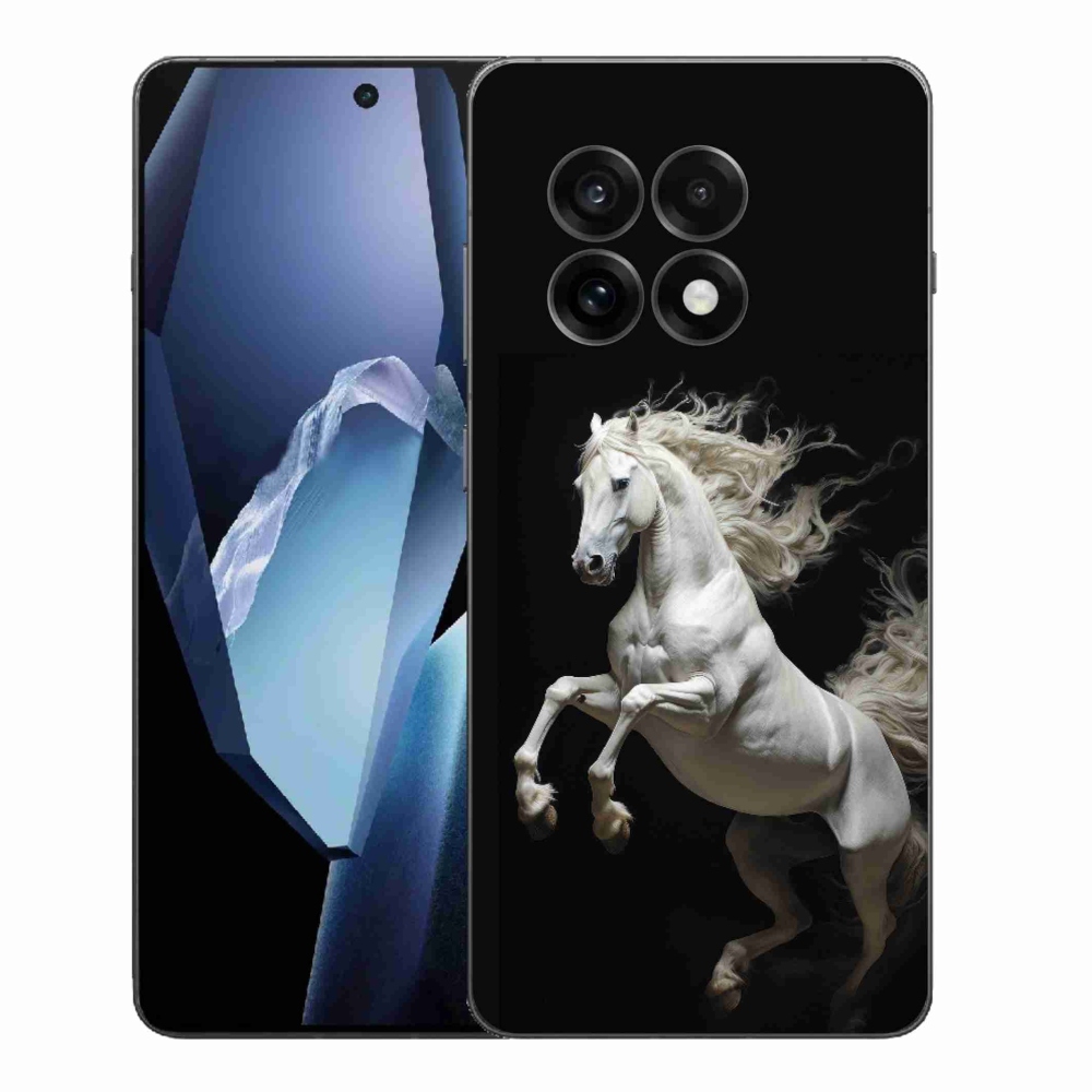 Gélový kryt mmCase na One Plus 13R - biely kôň 4