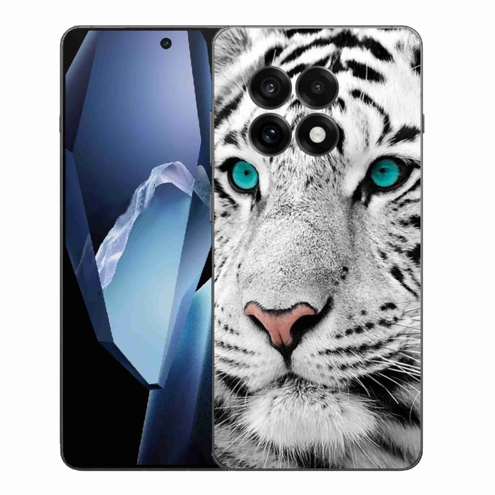 Gélový kryt mmCase na One Plus 13R - biely tiger