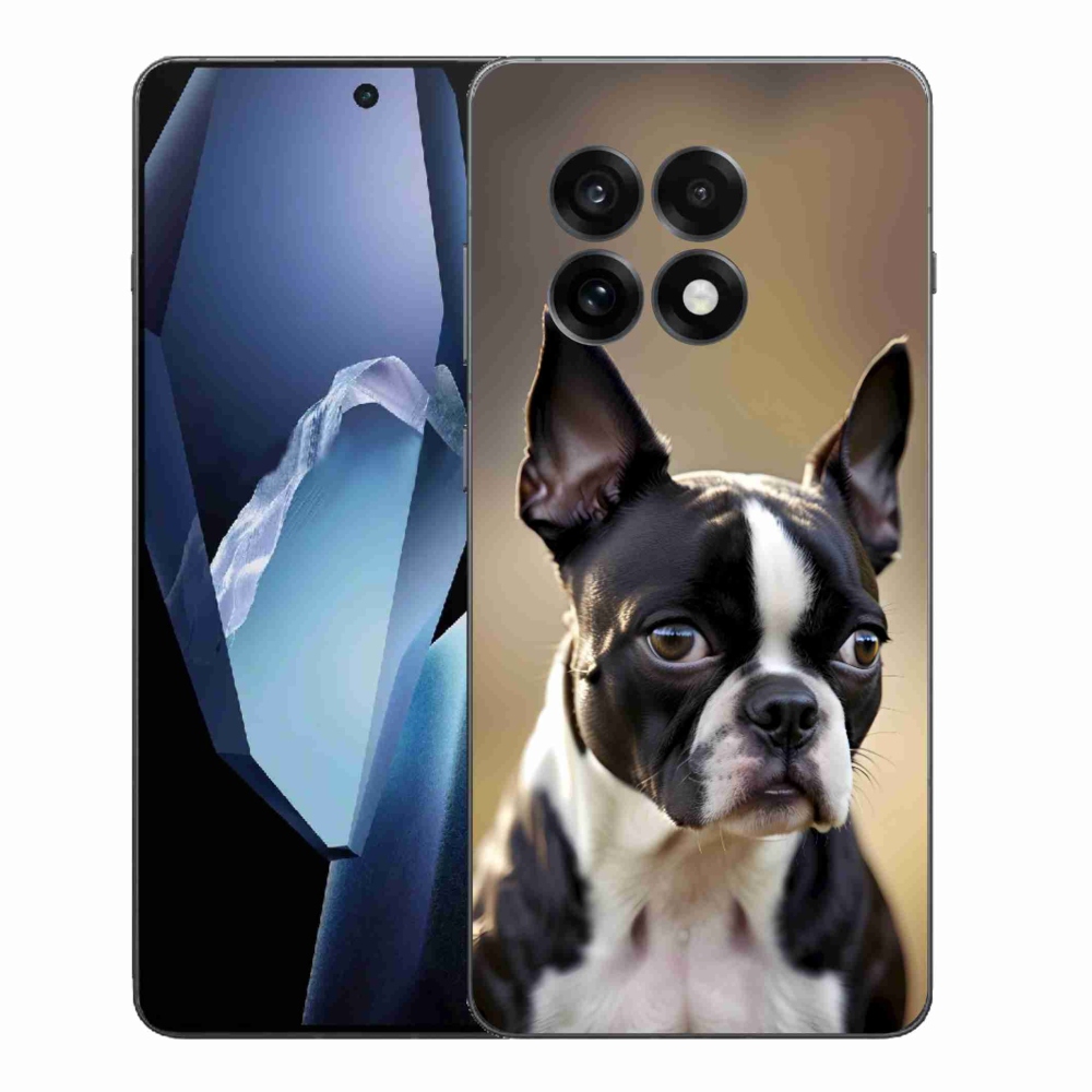 Gélový kryt mmCase na One Plus 13R - bostonský teriér