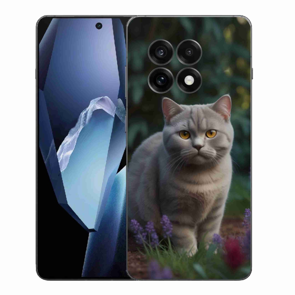 Gélový kryt mmCase na One Plus 13R - britská mačka