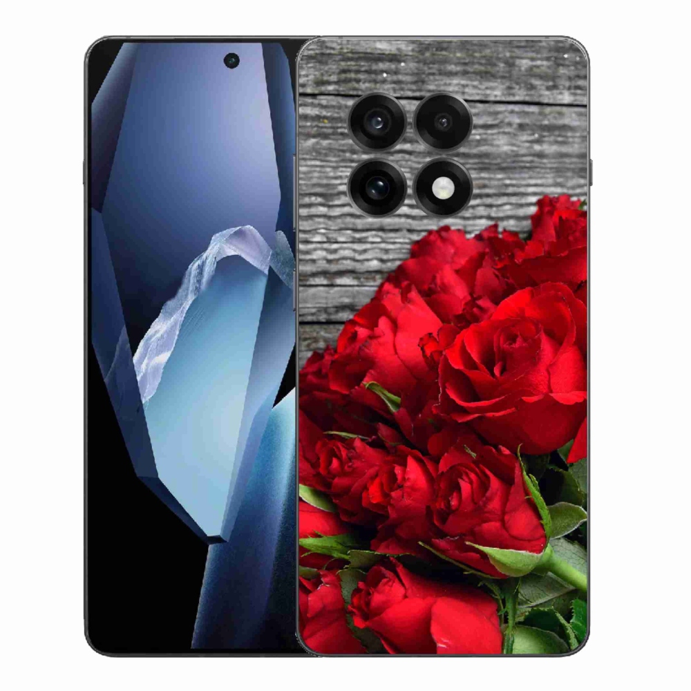 Gélový kryt mmCase na One Plus 13R - červené ruže