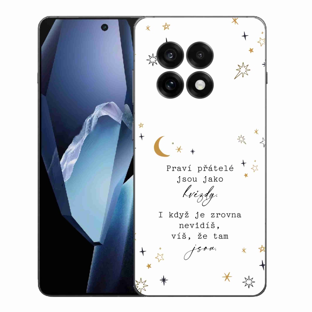 Gélový kryt mmCase na One Plus 13R - citát 6 biele pozadie