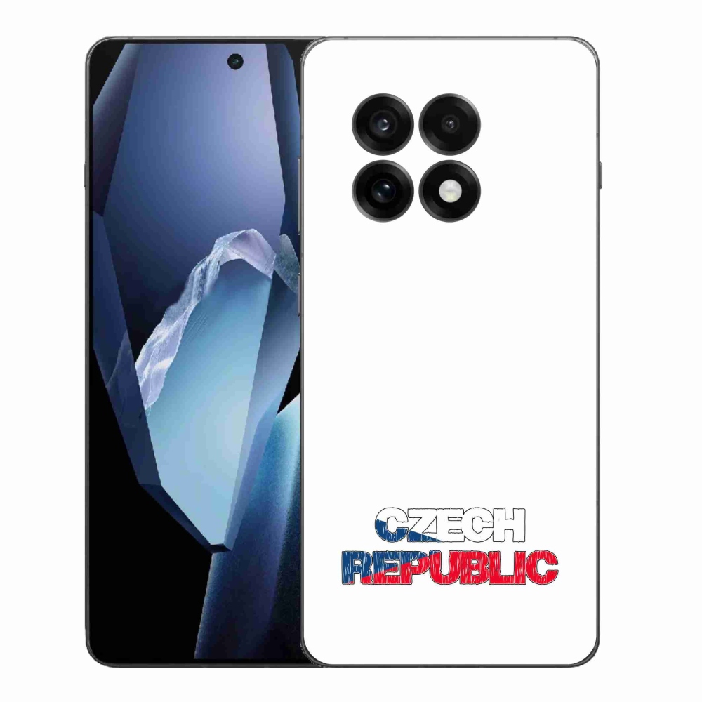 Gélový kryt mmCase na One Plus 13R - Slovak Republic biele pozadie