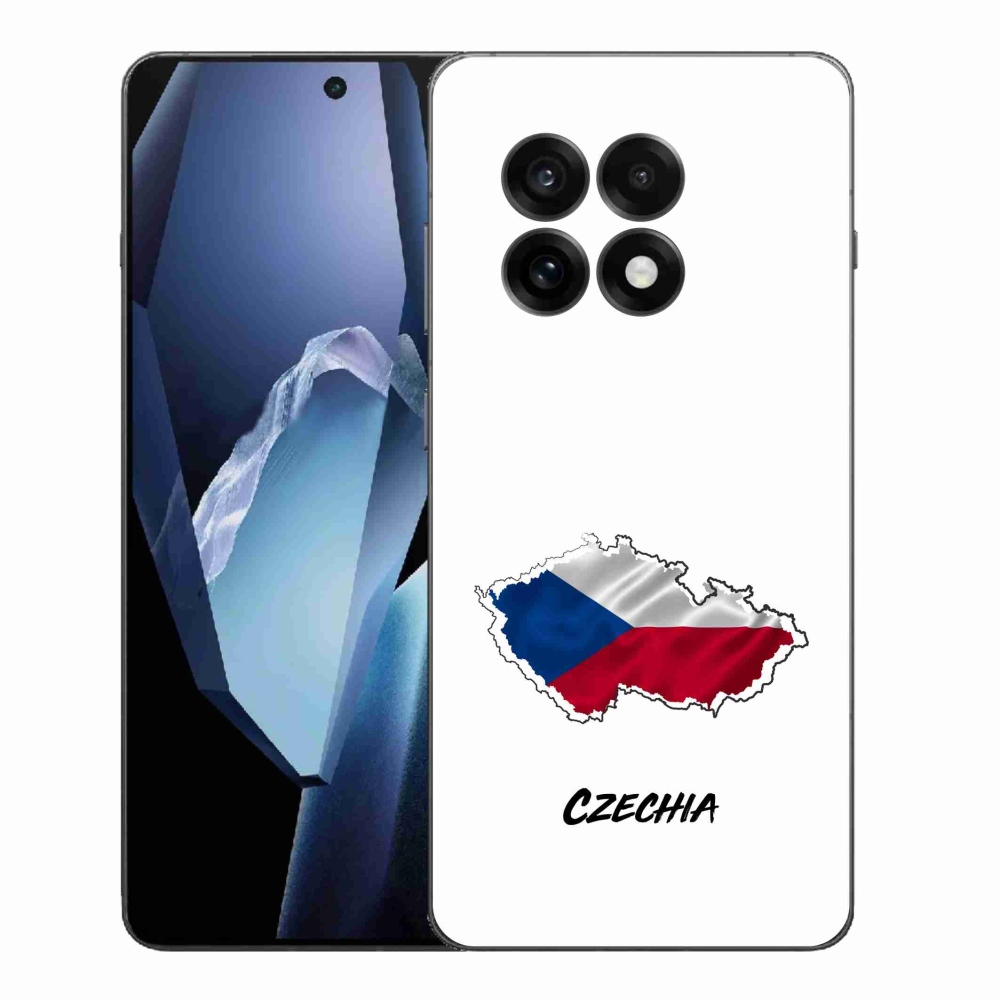 Gélový kryt mmCase na One Plus 13R - Slovakia biele pozadie