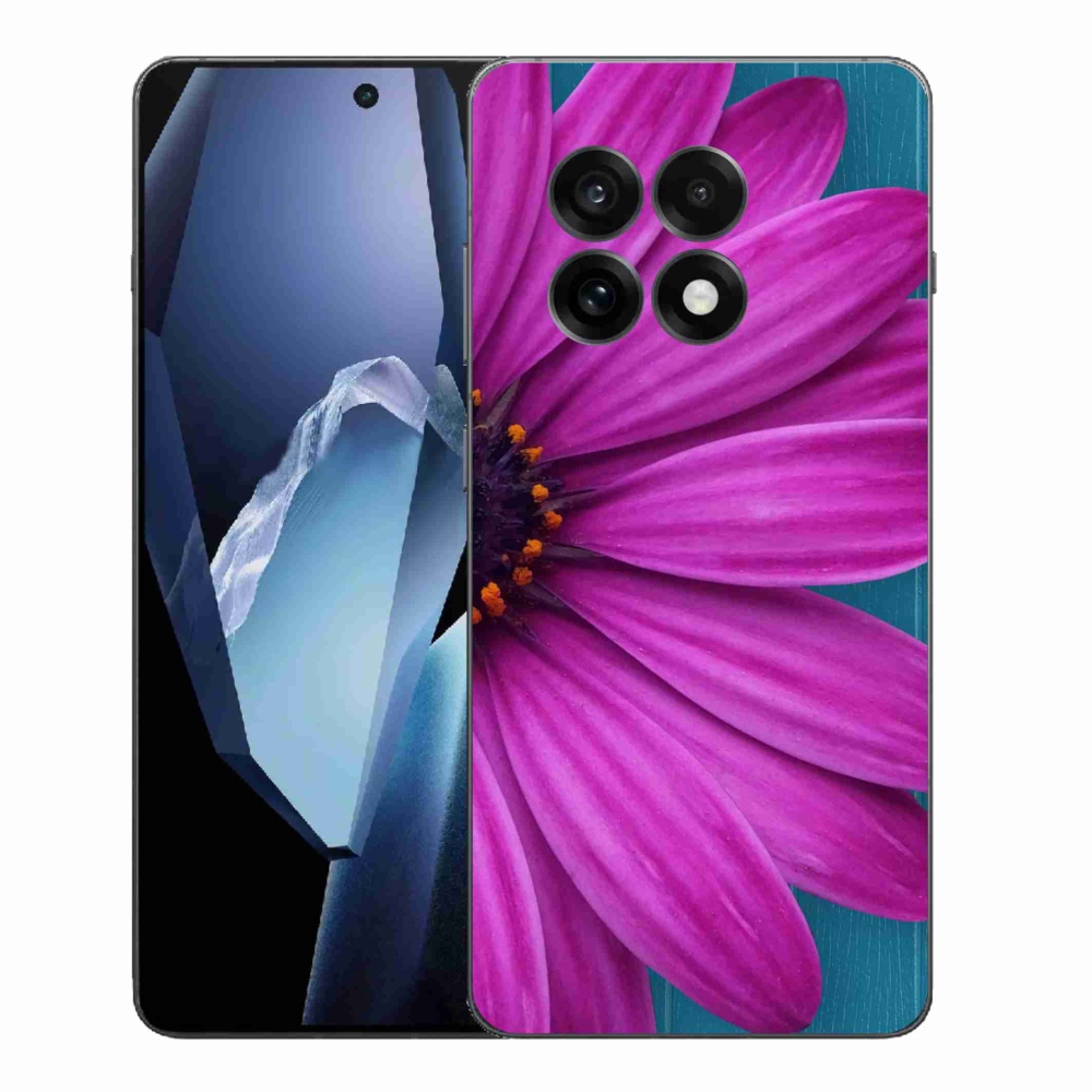 Gélový kryt mmCase na One Plus 13R - fialová margaréta