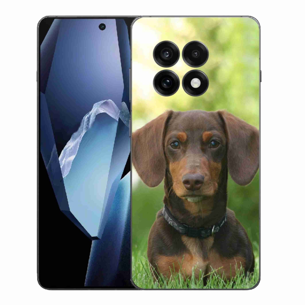 Gélový kryt mmCase na One Plus 13R - hnedý jazvečík