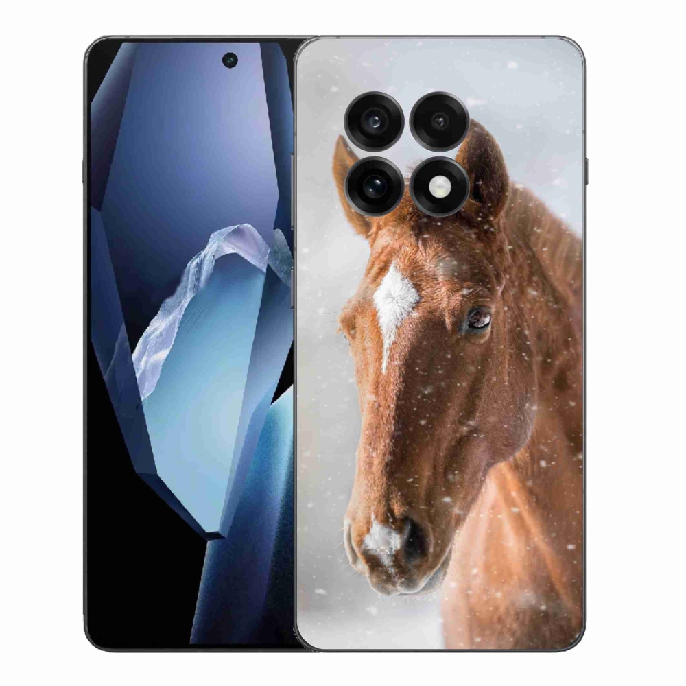 Gélový kryt mmCase na One Plus 13R - hnedý kôň 2