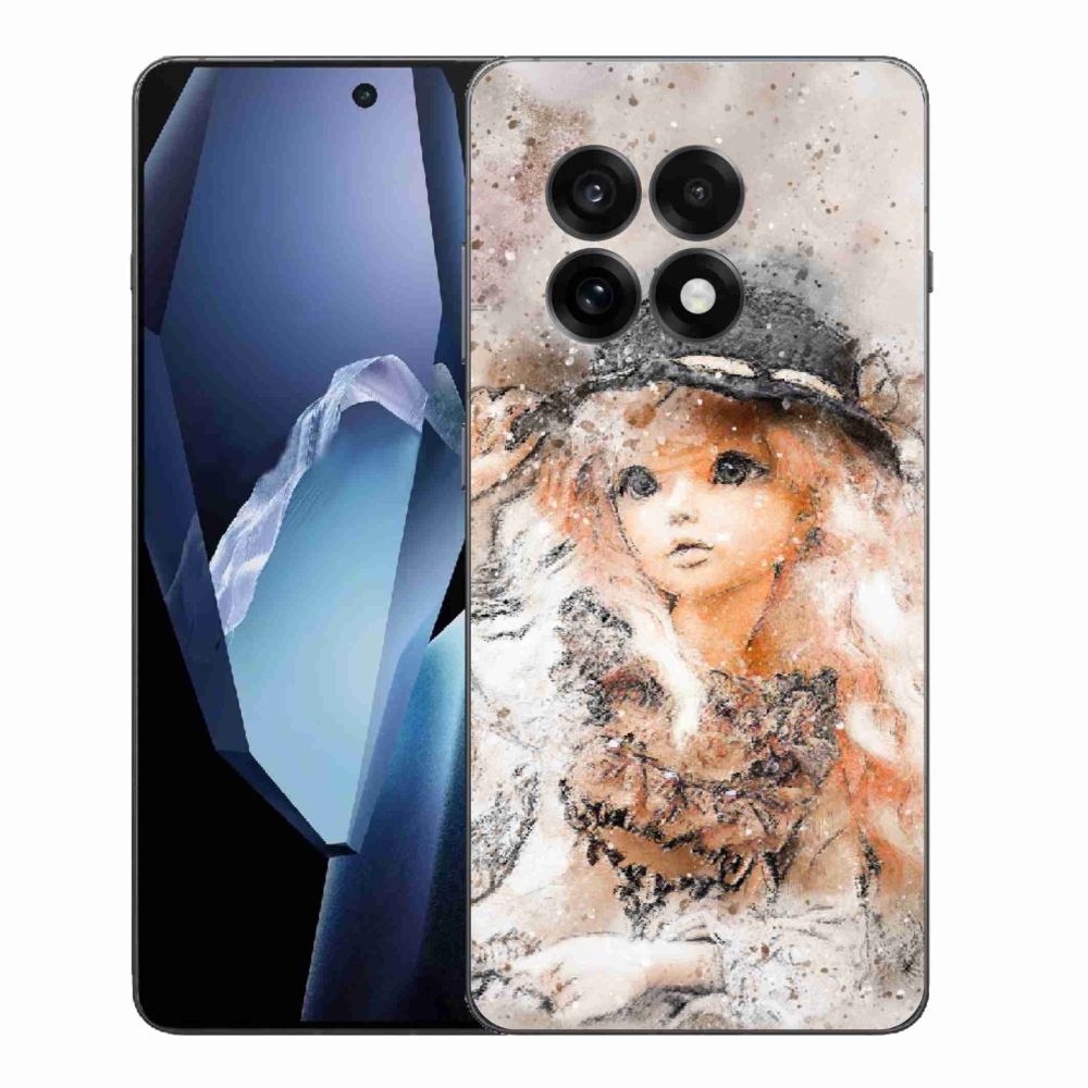 Gélový kryt mmCase na One Plus 13R - dievčatko s klobúkom