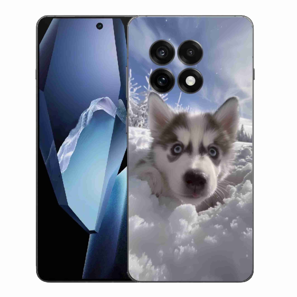 Gélový kryt mmCase na One Plus 13R - husky v snehu