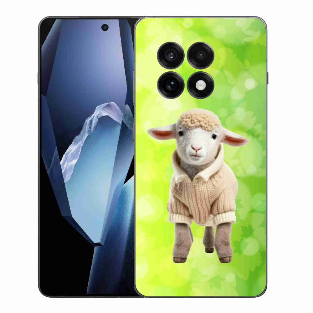 Gélový kryt mmCase na One Plus 13R - jahňa vo svetri