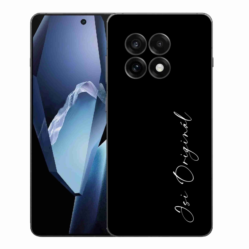 Gélový kryt mmCase na One Plus 13R - si originál čierne pozadie