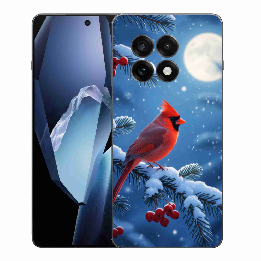 Gélový kryt mmCase na One Plus 13R - kardinál červený