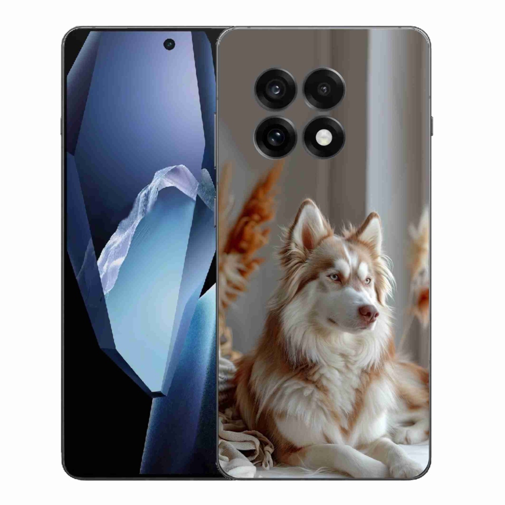 Gélový kryt mmCase na One Plus 13R - pokojný sibírsky husky