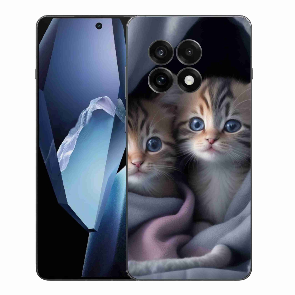 Gélový kryt mmCase na One Plus 13R - mačacie duo 2