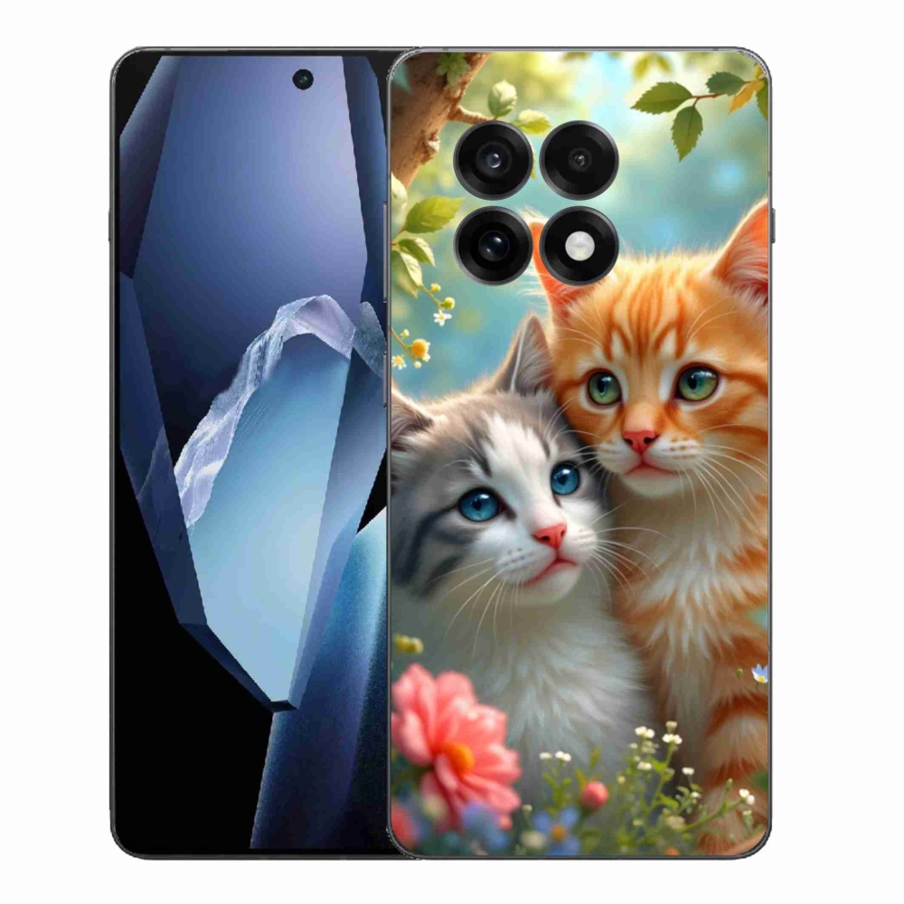 Gélový kryt mmCase na One Plus 13R - mačacia láska 2