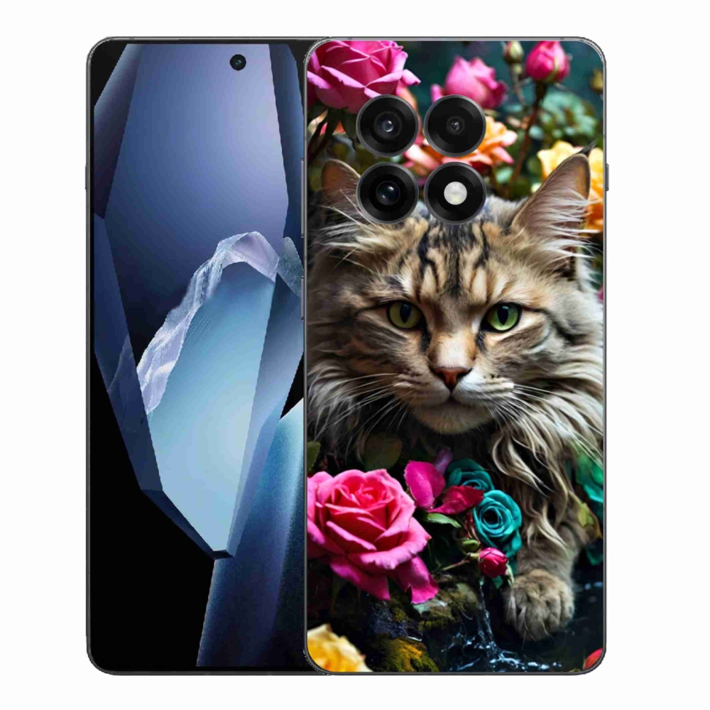 Gélový kryt mmCase na One Plus 13R - mačacie pohľad 2