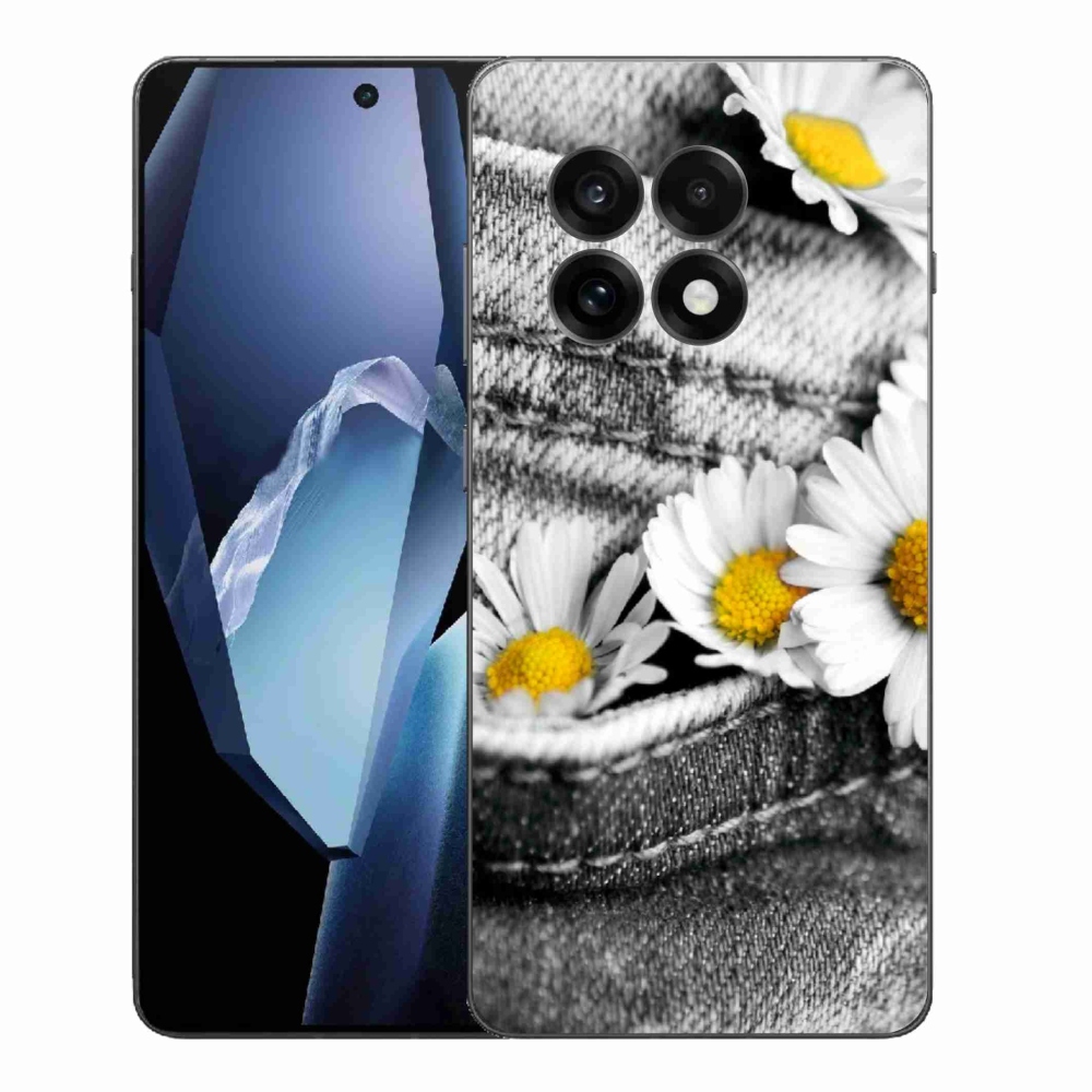 Gélový kryt mmCase na One Plus 13R - margaréty