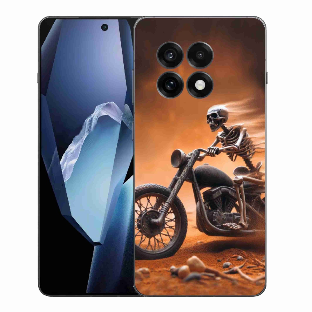 Gélový kryt mmCase na One Plus 13R - kostra na motorke