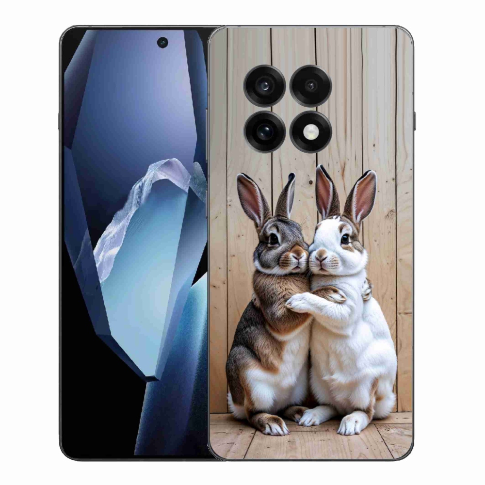 Gélový kryt mmCase na One Plus 13R - králičie pár