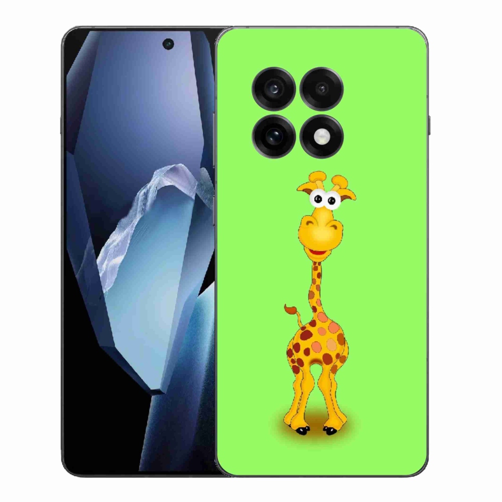 Gélový kryt mmCase na One Plus 13R - kreslená žirafa
