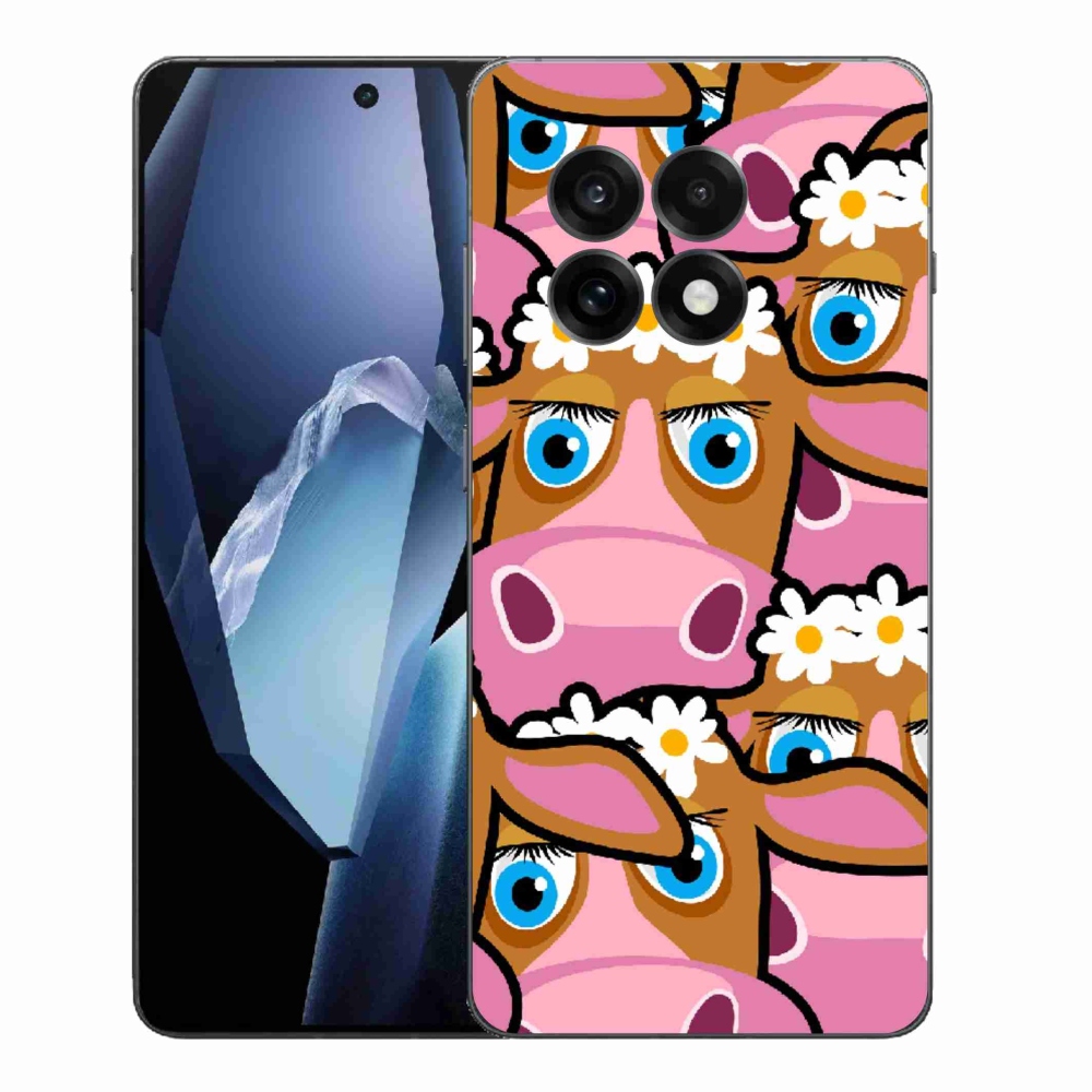Gélový kryt mmCase na One Plus 13R - kreslené kravičky