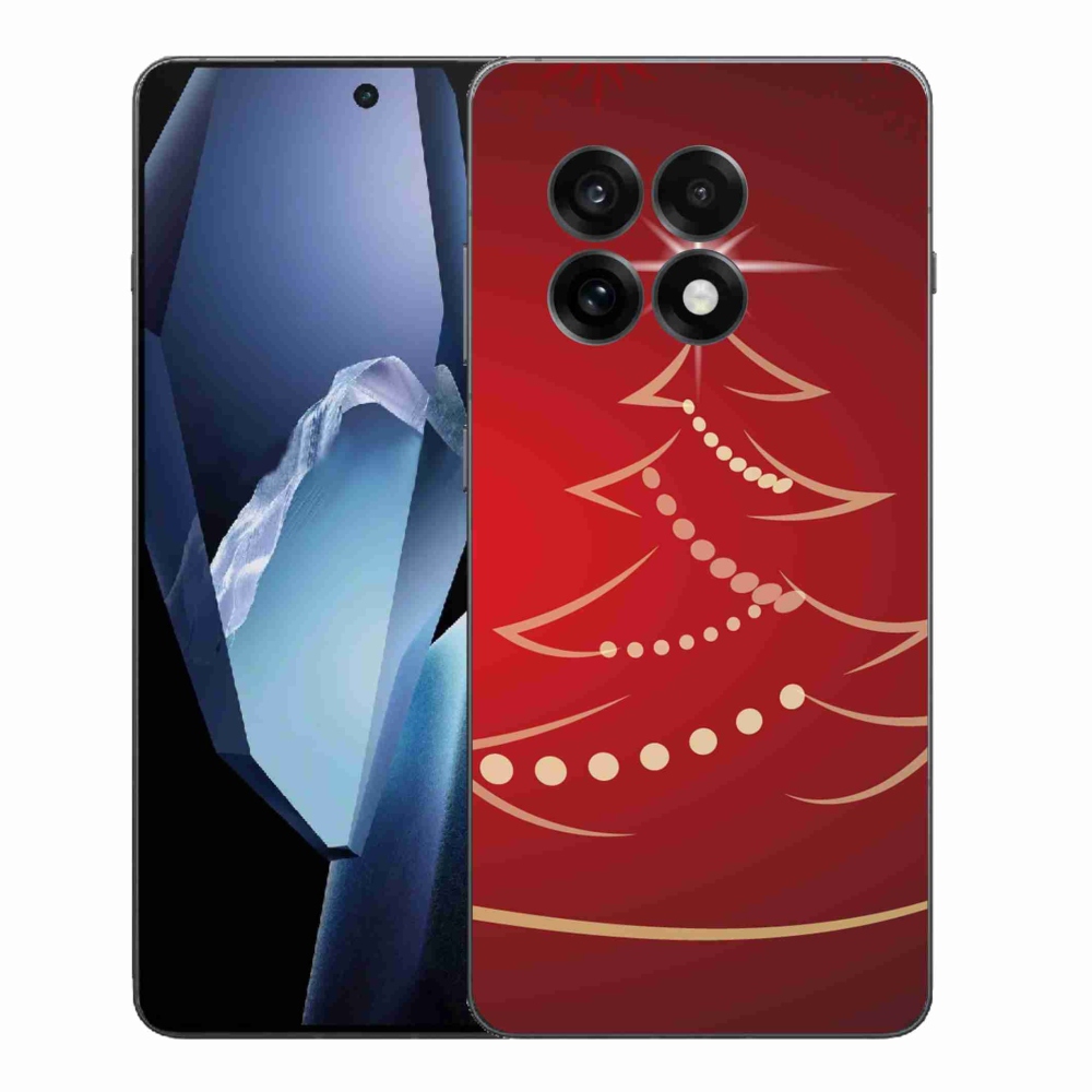 Gélový kryt mmCase na One Plus 13R - kreslený vianočný stromček