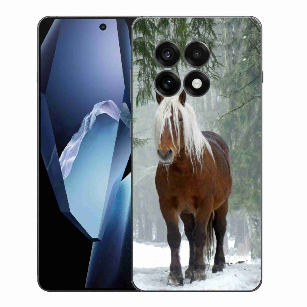 Gélový kryt mmCase na One Plus 13R - kôň v lese