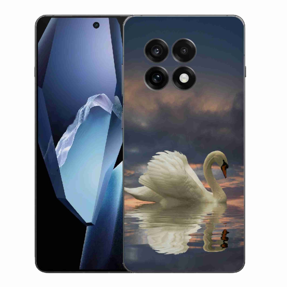 Gélový kryt mmCase na One Plus 13R - labuť