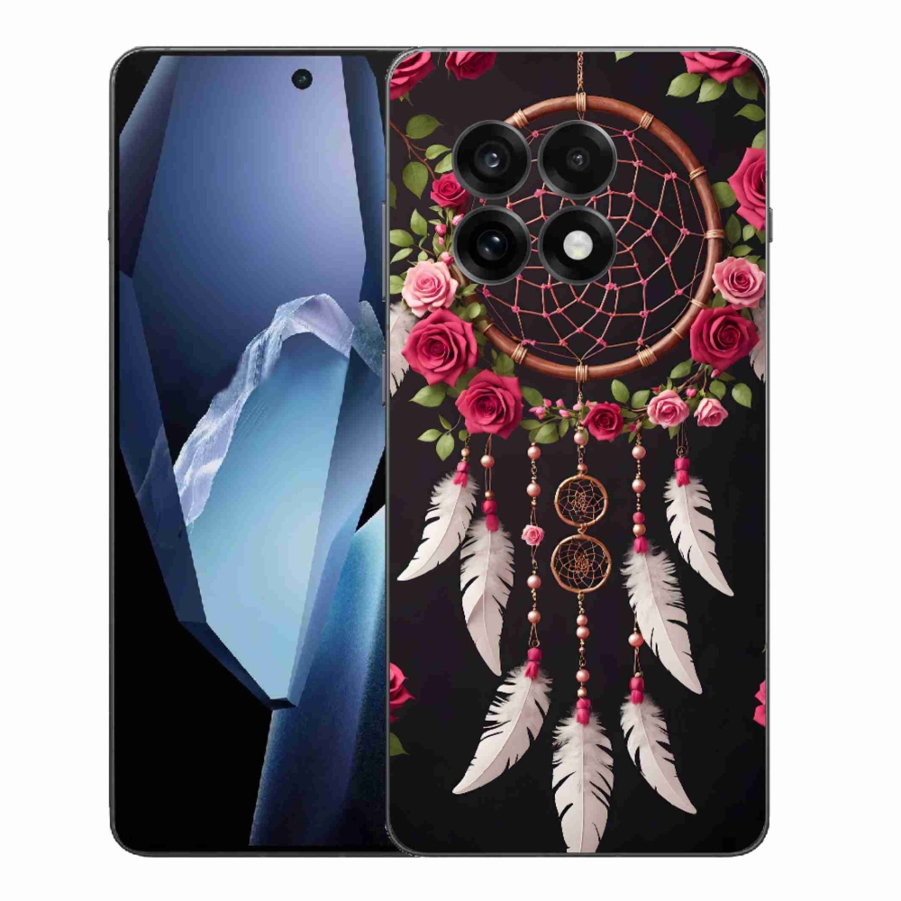 Gélový kryt mmCase na One Plus 13R - lapač snov s ružami