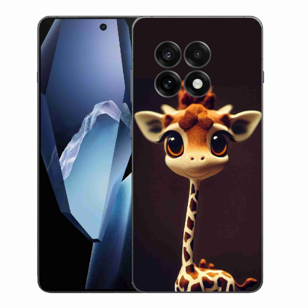 Gélový kryt mmCase na One Plus 13R - malá žirafa