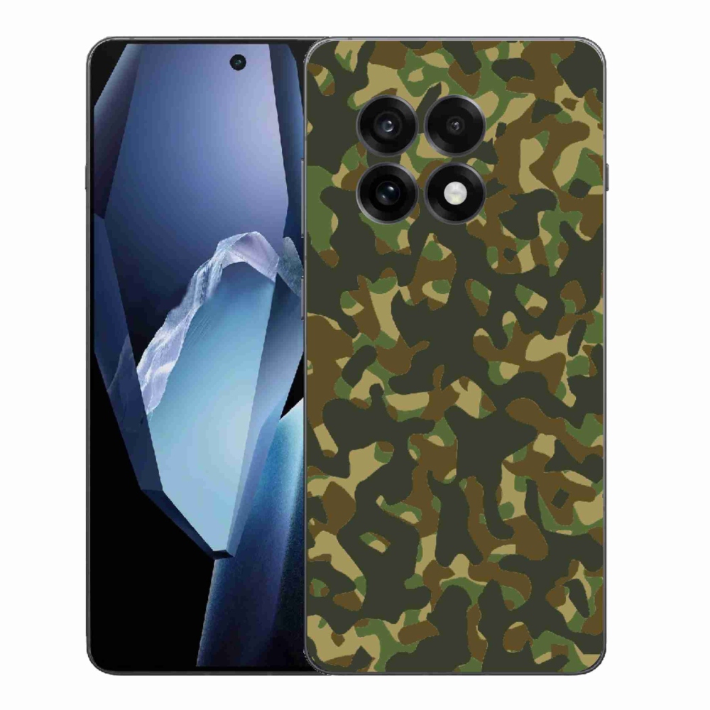 Gélový kryt mmCase na One Plus 13R - maskáčový vzor 1