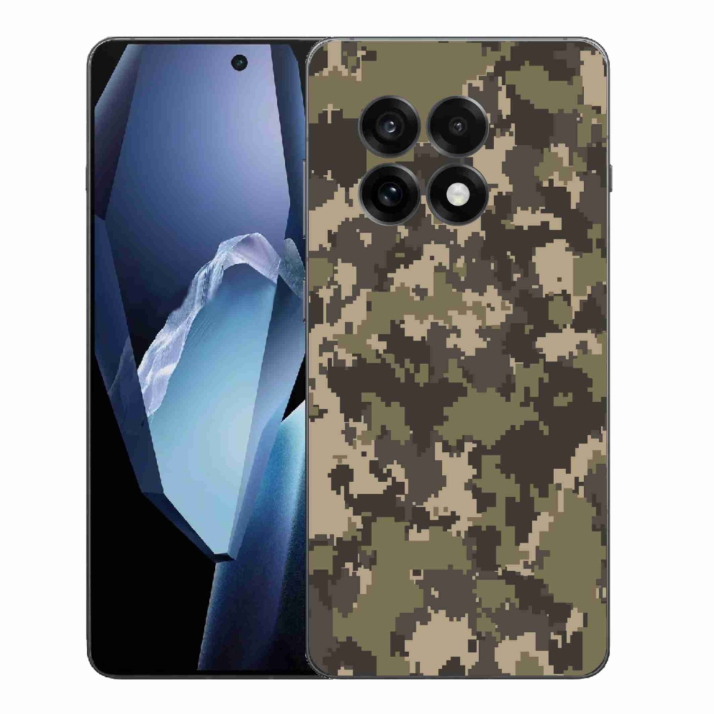 Gélový kryt mmCase na One Plus 13R - maskáčový vzor 12