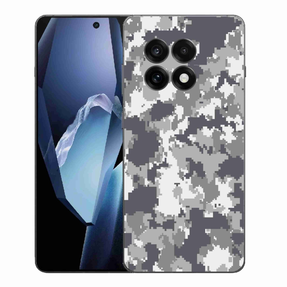 Gélový kryt mmCase na One Plus 13R - maskáčový vzor 2