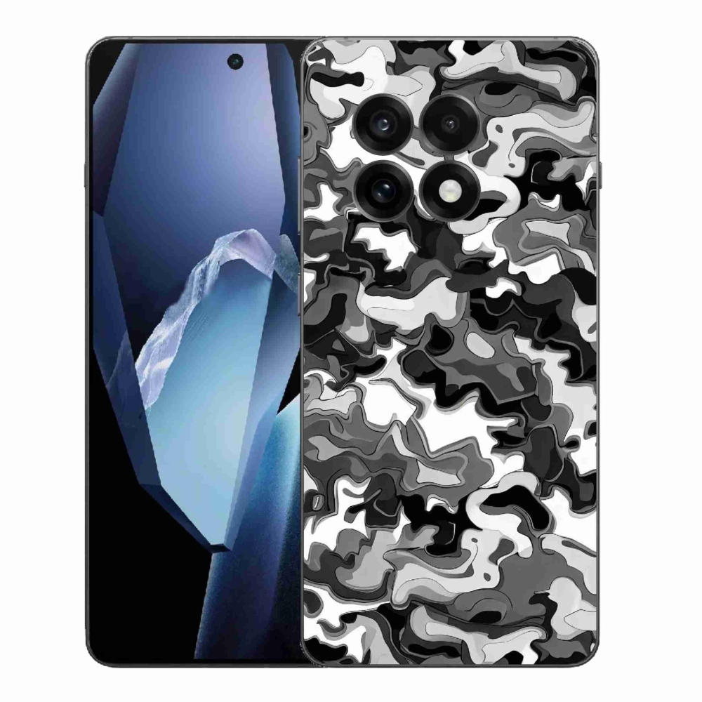 Gélový kryt mmCase na One Plus 13R - maskáčový vzor 3