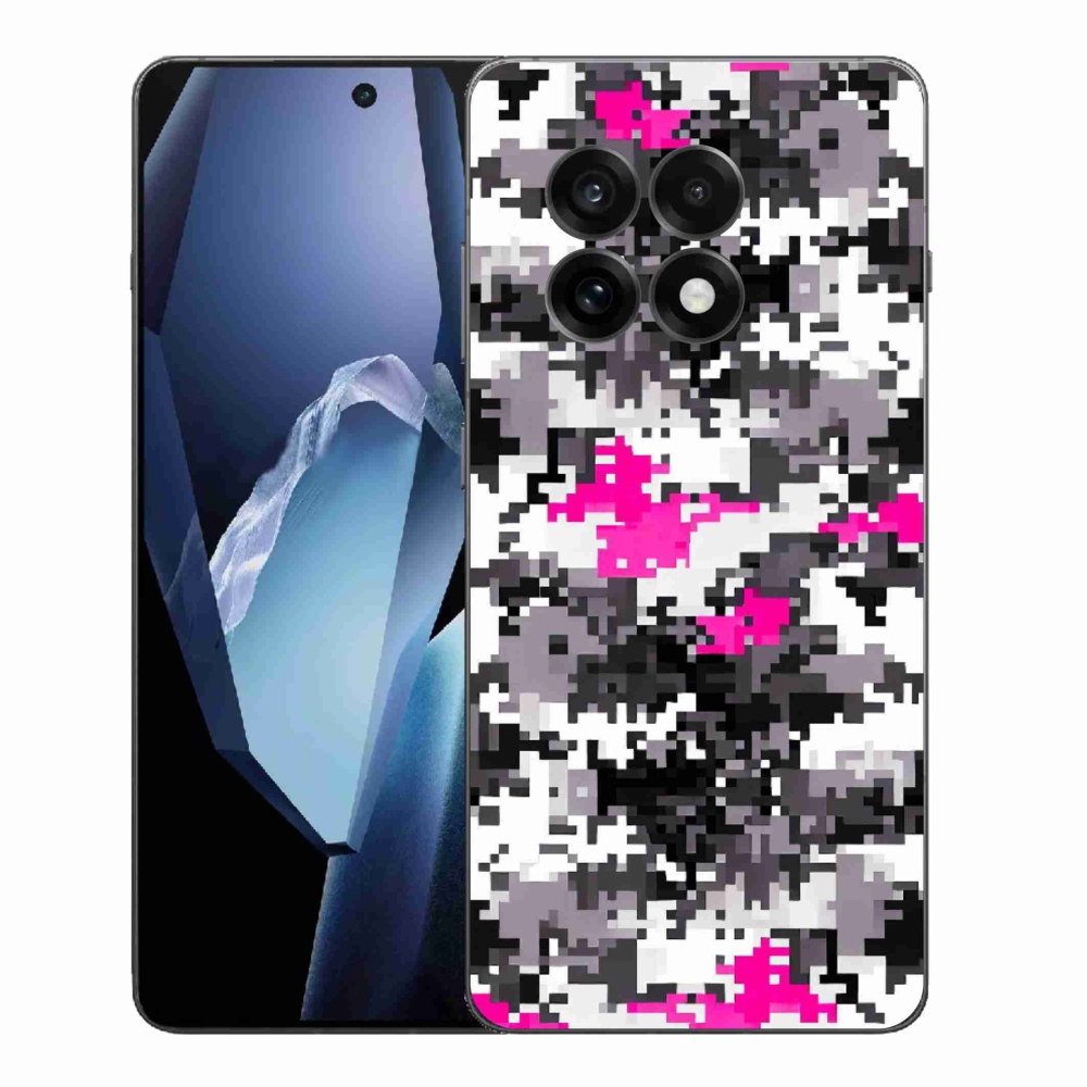Gélový kryt mmCase na One Plus 13R - maskáčový vzor 4
