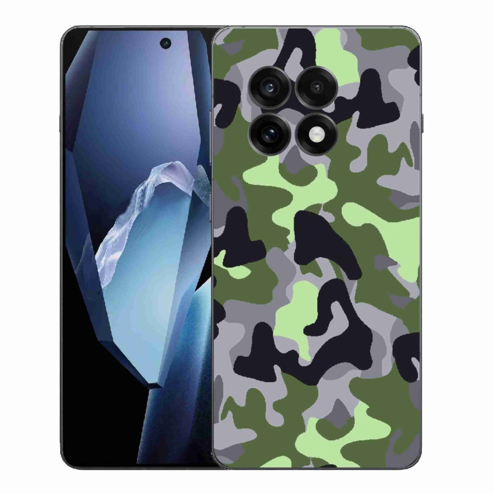 Gélový kryt mmCase na One Plus 13R - maskáčový vzor 7