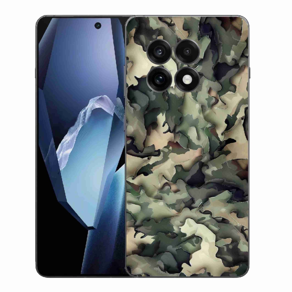 Gélový kryt mmCase na One Plus 13R - maskáčový vzor 9