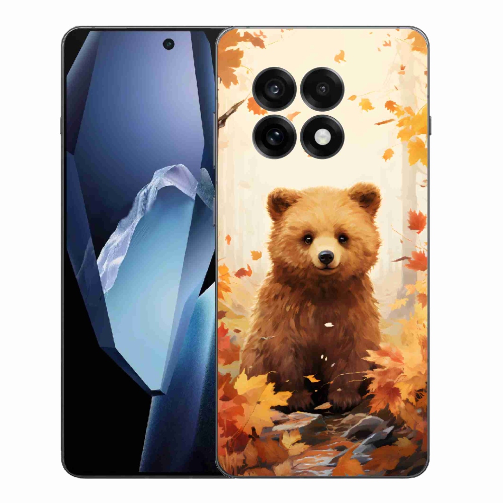 Gélový kryt mmCase na One Plus 13R - medveď v lese